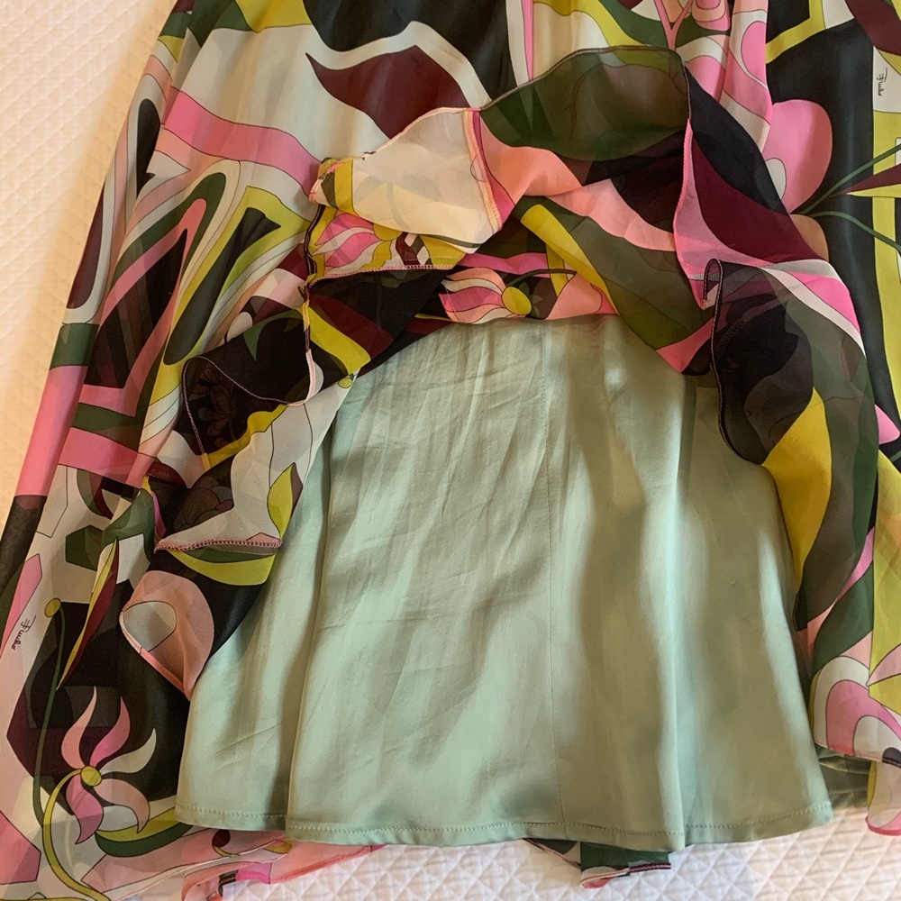 Emilio Pucci Vintage Skirt w/Flared Inserts - Picture 8 of 11